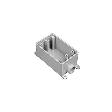 Abb Electrical Junction Box, 18 cu. in., PVC E980DFNW